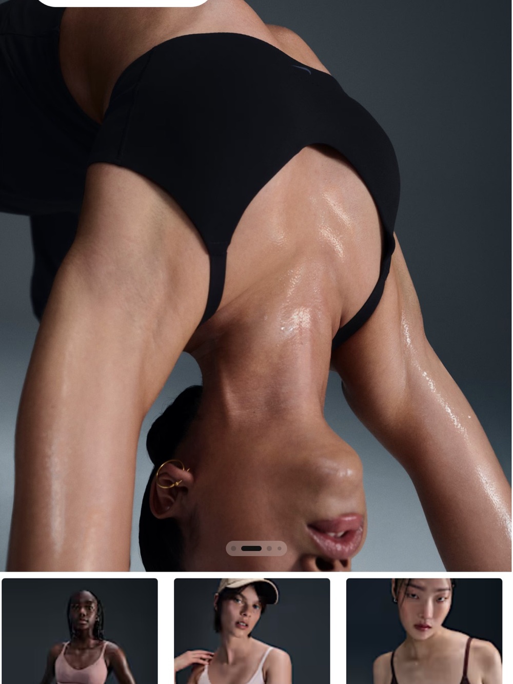 Nike Alate Black Seamless  dry fit Bra Small A-C cup